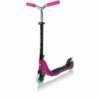 GLOBBER Scooter FLOW 125 LIGHTS Ruby Pink-grau, Mit Leuchtrollen