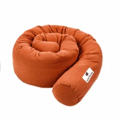 JULIUS ZÖLLNER Nestchenschlange Musselin Rost