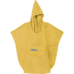 Odenwälder Frottee-Badeponcho Mustard